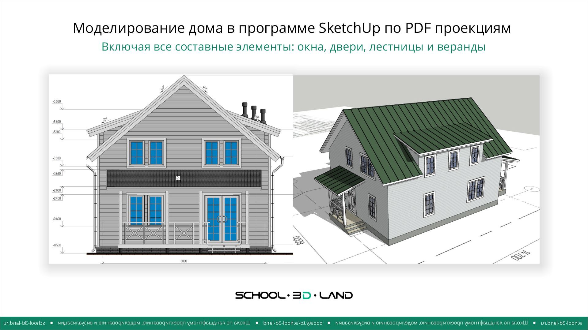 Уроки по программе SketchUp