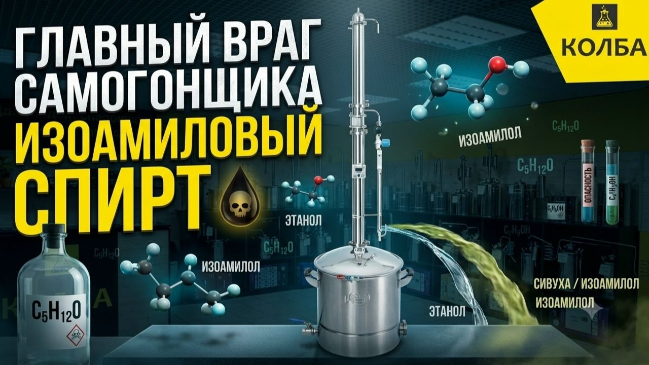 Что такое изоамиловый спирт, как он появляется в домашнем самогоноварении и какой вред приносит