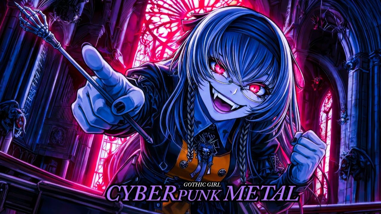 GOTHIC VAMPIRE GIRL｜CYBERPUNK METAL｜VAMPIRE DETENTION｜WORKOUT BGM