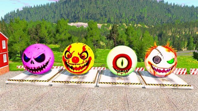 4 MONSTER MOON против полицейских и ЛАВЫ