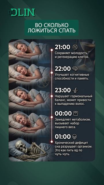 В ЭТО время НЕЛЬЗЯ ложиться спать! #здоровье #сон #зож