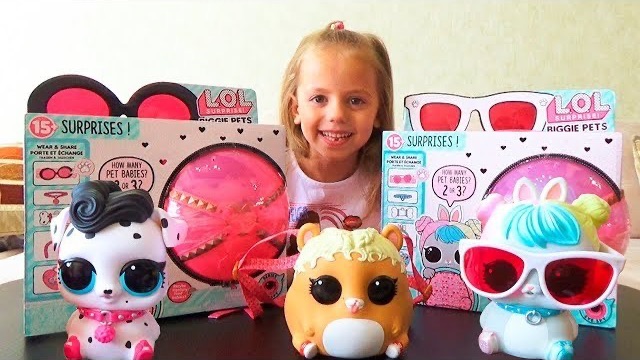 ОГРОМНЫЕ ПИТОМЦЫ ЛОЛ Моя коллекция BIGGIE LOL PETS Surprise Видео для детей