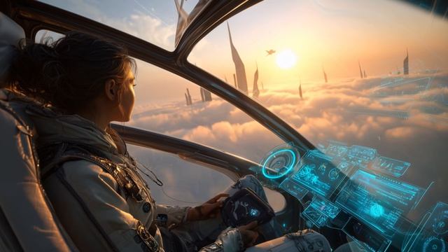 Life In The Golden City Of 2126  Sci-Fi Future Chill Music