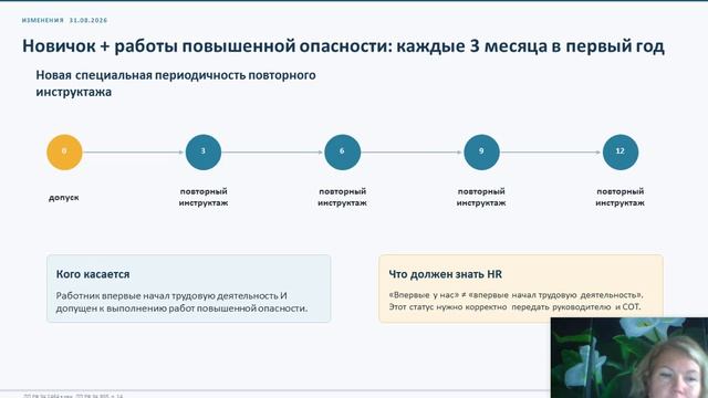 Охрана труда для кадровиков с 01 сентября 2026