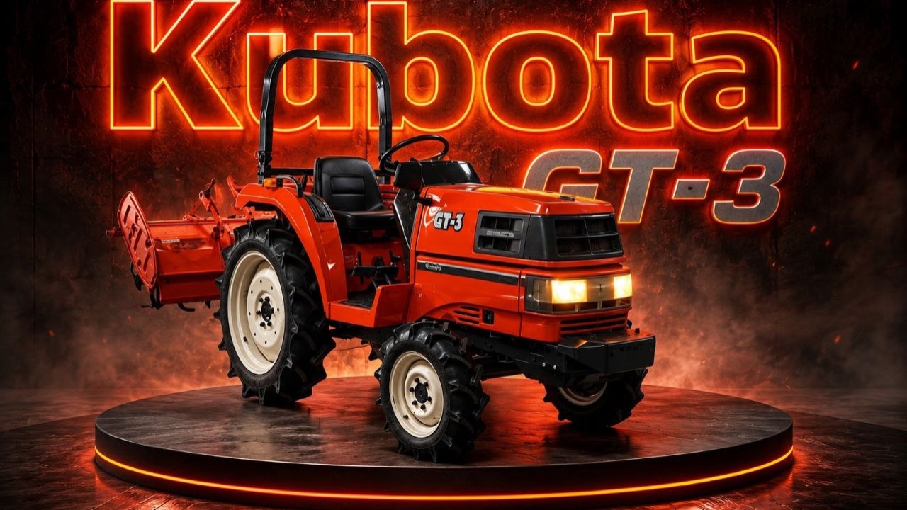 Японский мини-трактор Kubota GT-3