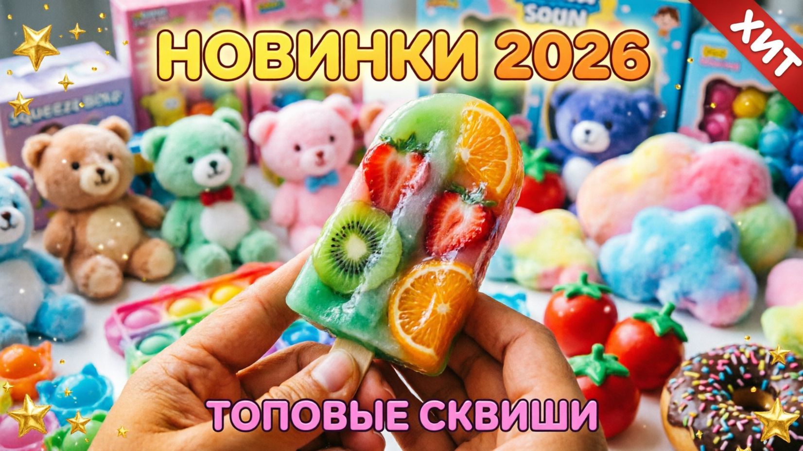 Новинки самые топовые сквиши 2026 🩷🧡💚