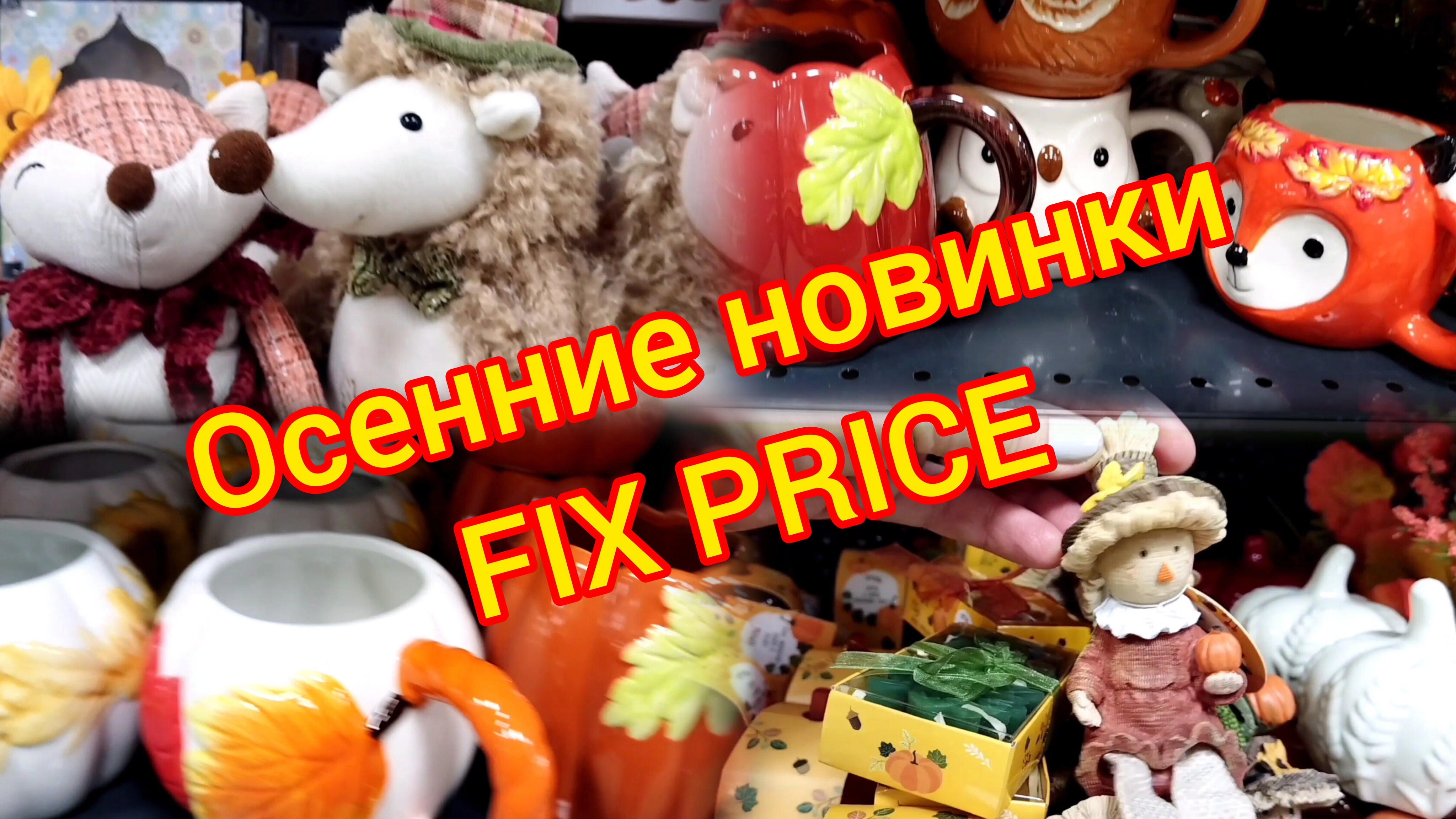 Осенние новинки в Fix Price:уютный декор для дома