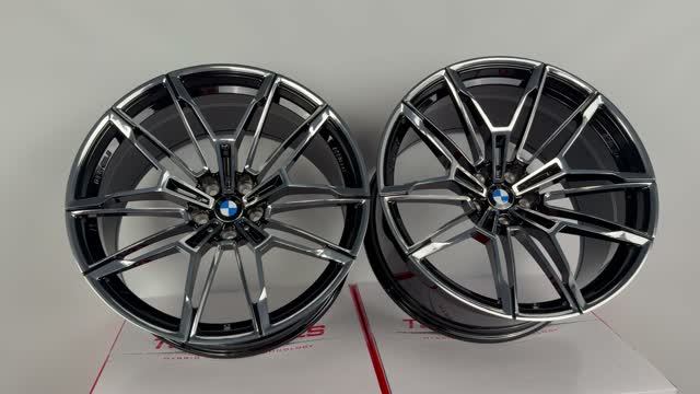 Диски CN Forged 825M St2 20 10/11J 5X112 66.6 вес 11,2kg Black Polish Face