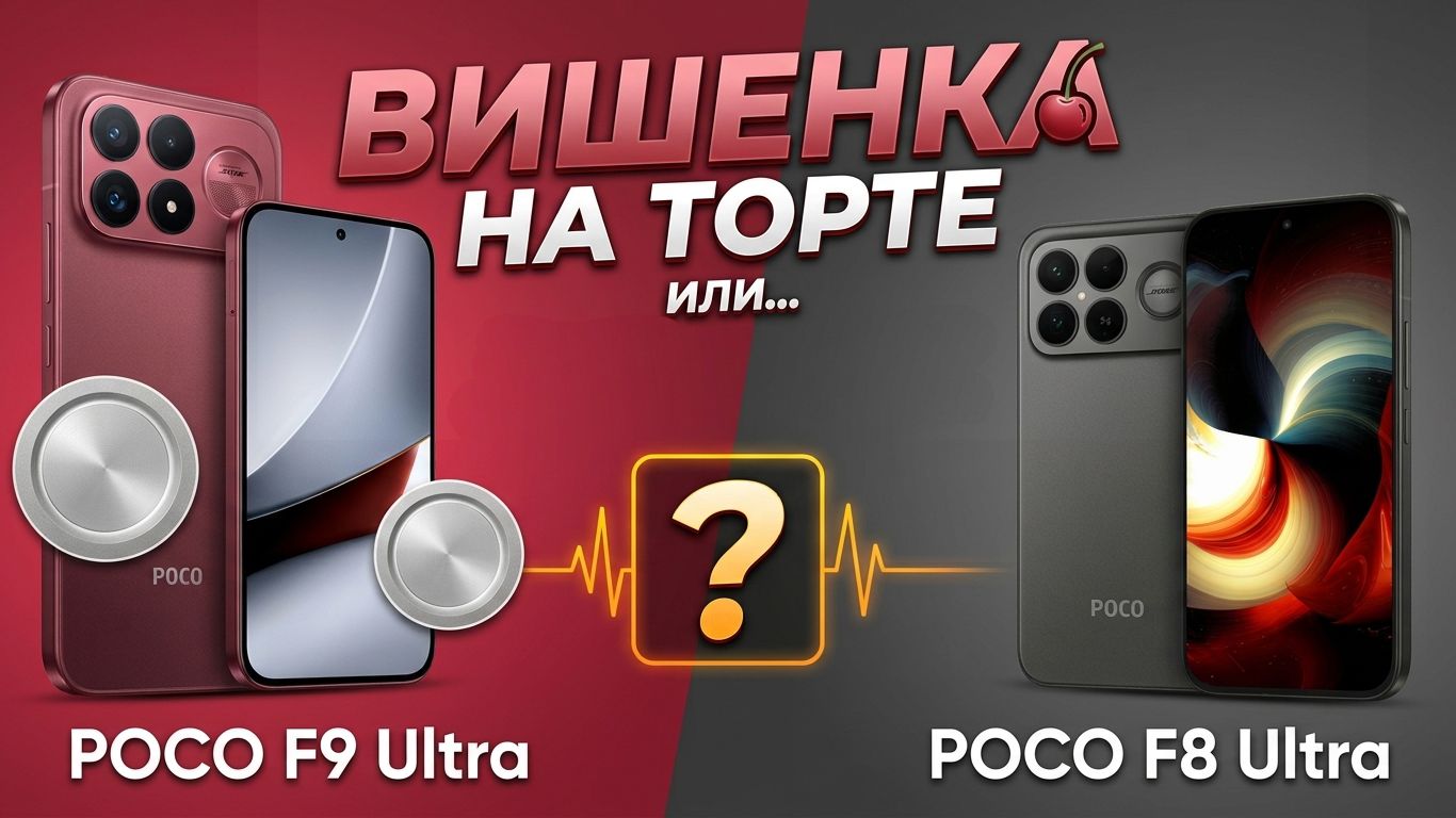 СРАВНЕНИЕ POCO F9 ULTRA И POCO F8 ULTRA | ВИШЕНКА НА ТОРТЕ ИЛИ...?