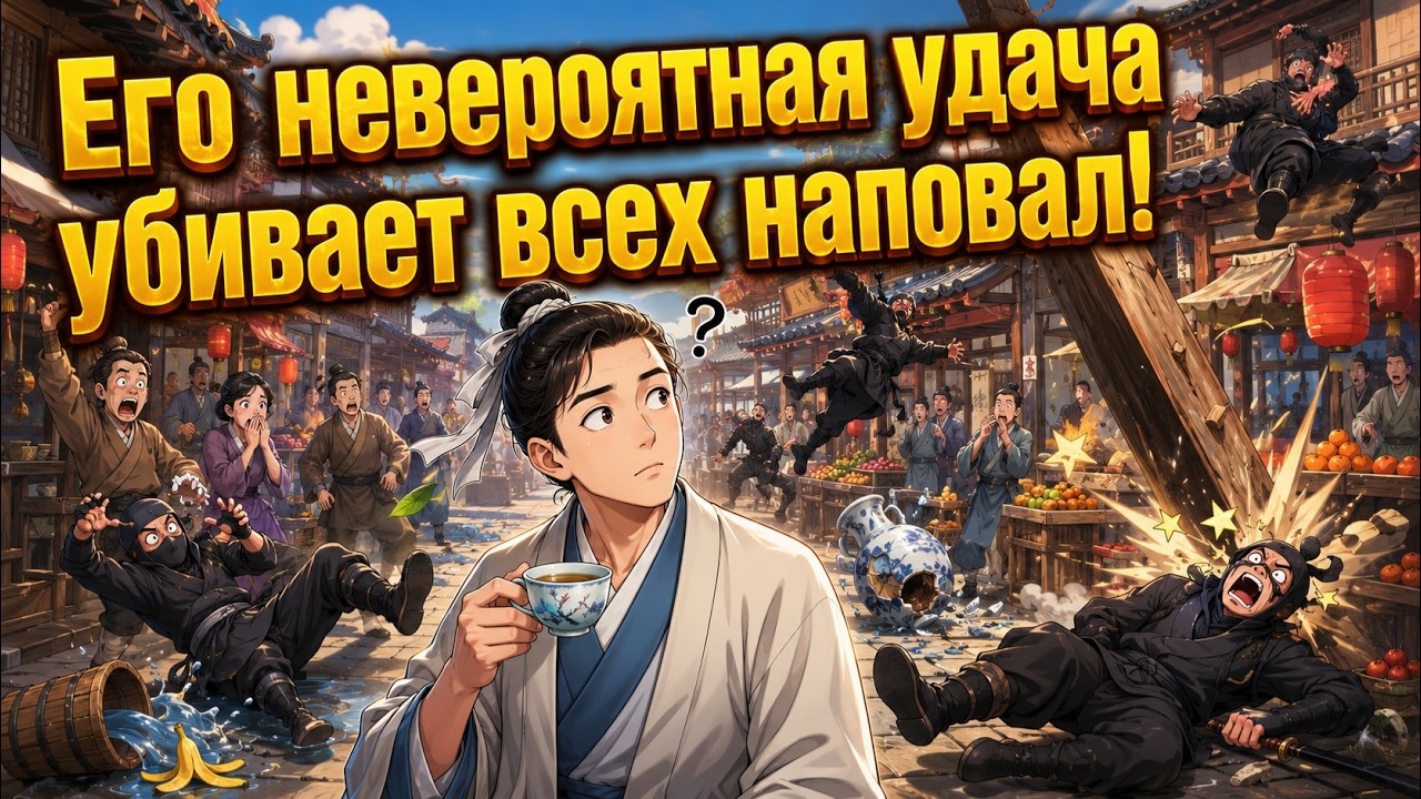Слабак стал крутым убийцей благодаря удаче|комедия