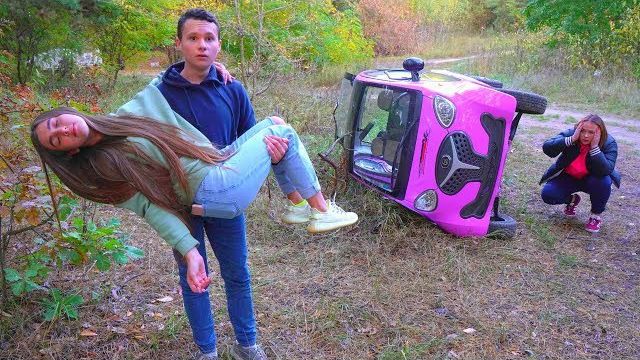 Диана ДОКАТАЛАСЬ!!! Розовой МАШИНЕ КОНЕЦ!!