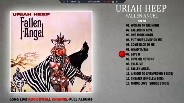 Uriah Heep - Fallen Angel (1978) - Full Album