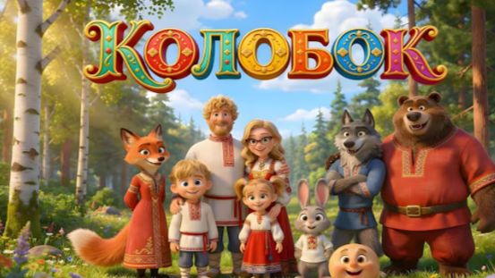 КОЛОБОК Мультик сказка для детей