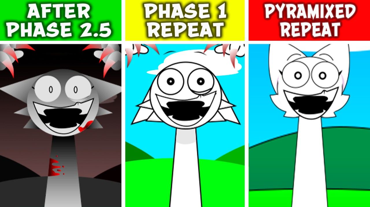 INCREDIBOX SPRUNKI: PHASE 2.5 DEFINITIVE ⚡ НО ВСЕ — ФАЗА 1 🌀 VS PYRAMIX! 🔥🚀
