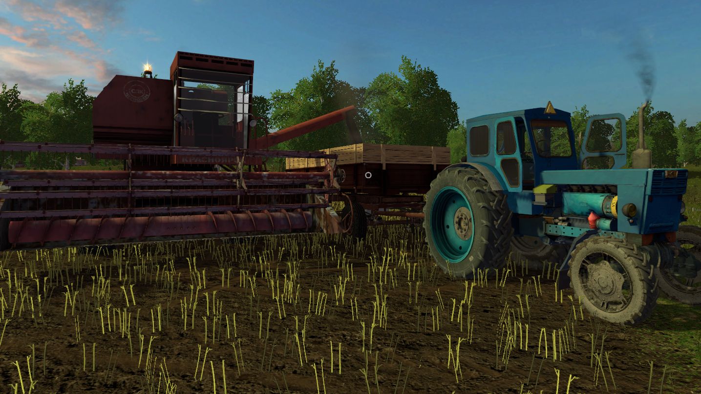 [РП] Поехали на сбор рапса на новом комбайне. Farming Simulator 17