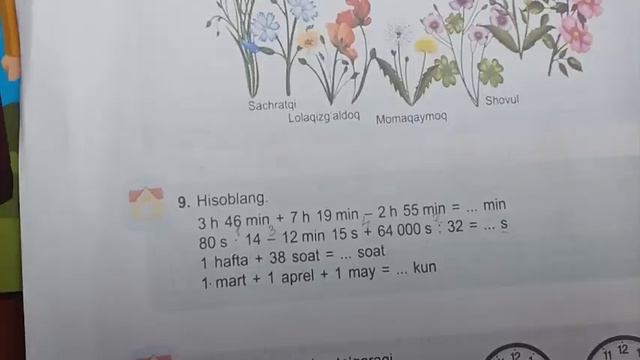 3~sinf Matematika 94~dars
