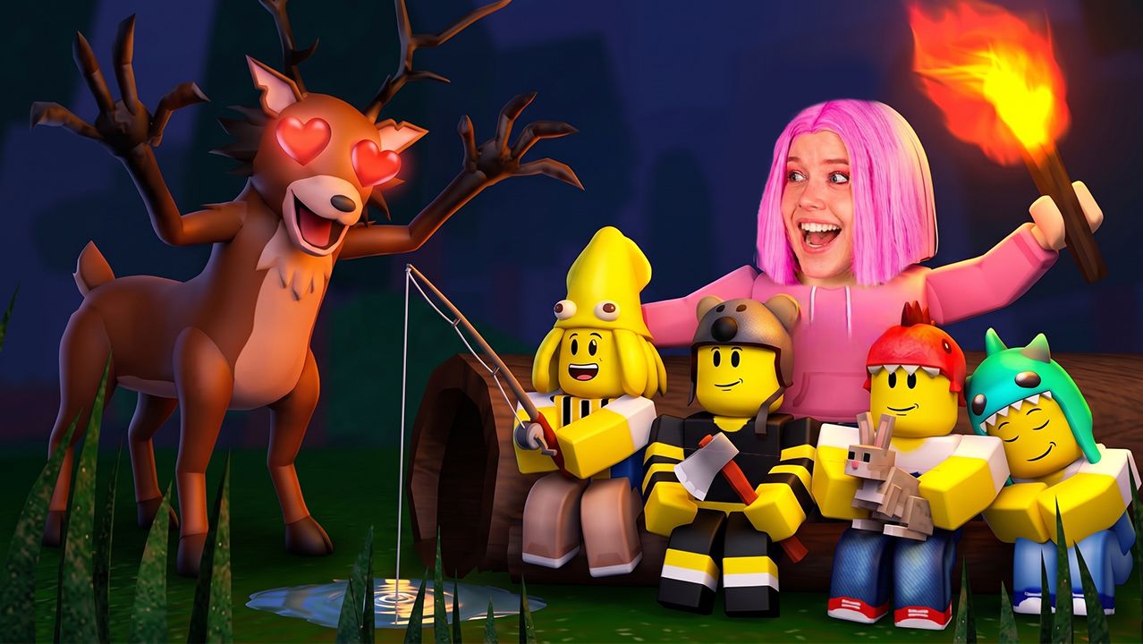 АЛИНКА ВЕРНУЛАСЬ В 99 НОЧЕЙ в ЛЕСУ И НЕ ПОВЕРИЛА СВОИМ ГЛАЗАМ!!ROBLOX