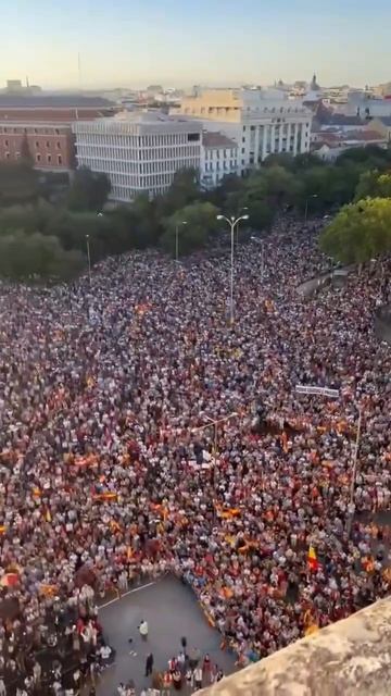 Массовые протесты в Мадриде против нелегальной миграции в Сеуту