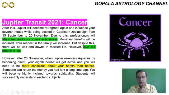 JUPITER'S RETROGRADE TRANSIT IN SEPTEMBER 2021  - BY GOPALA RANGANATHAN