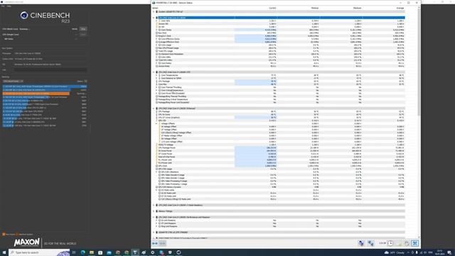 Cinebench R23 I5 13600k Multicore Stress Test