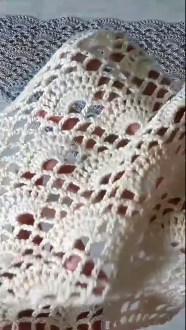 Летняя косынка крючком