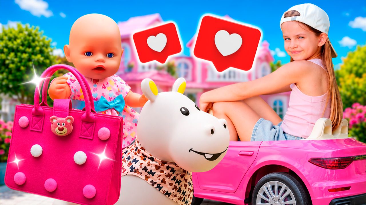 Игра в магазин сумок с Майей и Беби Бон Линой 🛍️💰 | Для детей