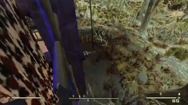 Fallout 76 - Concrete  Wall. Tall Window Bug.