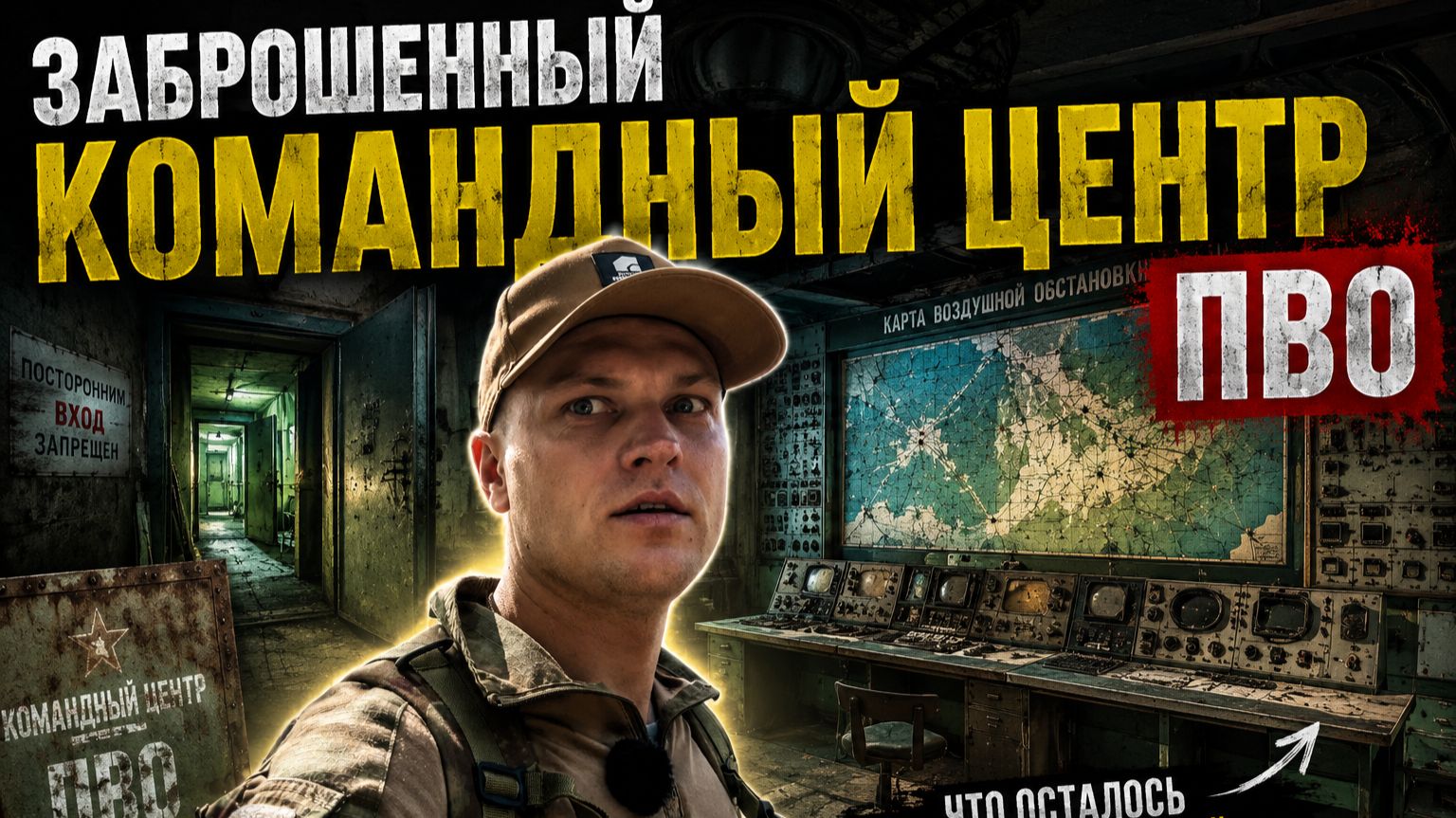Я НАШЁЛ ЗАБРОШЕННЫЙ БУНКЕР ПВО. ЗАБРОШЕННЫЙ КОМАНДНЫЙ ПУНКТ!