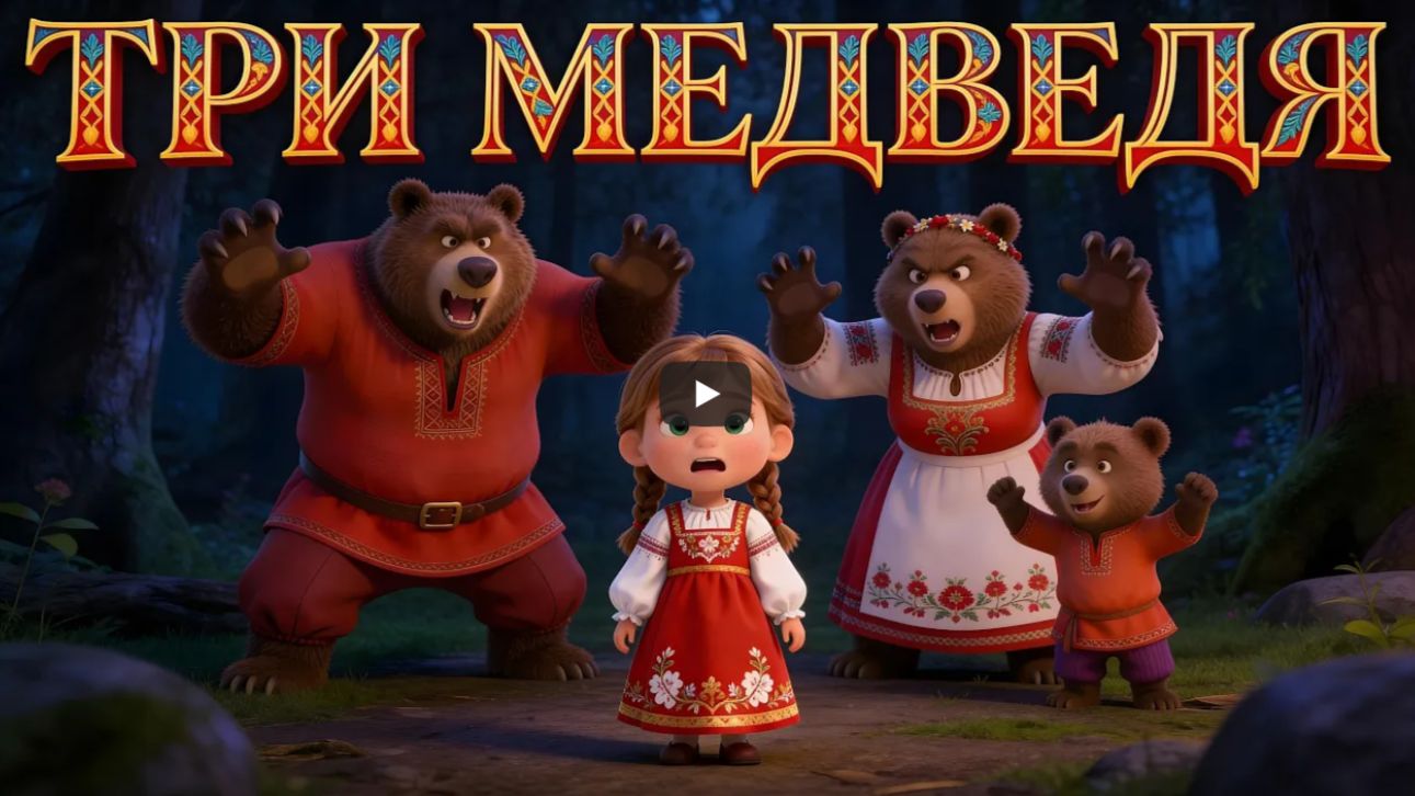 Сказка МАША И МЕДВЕДИ мультик для детей