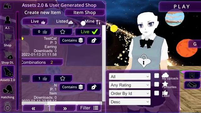 Schoolgirl AI / Yandere Schoolgirls Online - Heart Earrings Creation