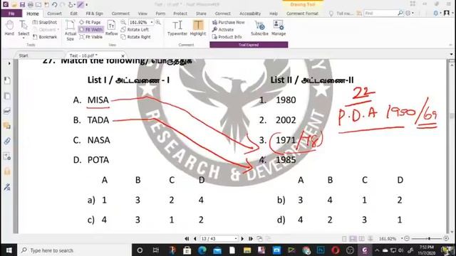 TNPSC | Group 1 | Free Online Test - 10 | Answer Key | Jeba | Suresh IAS Academy