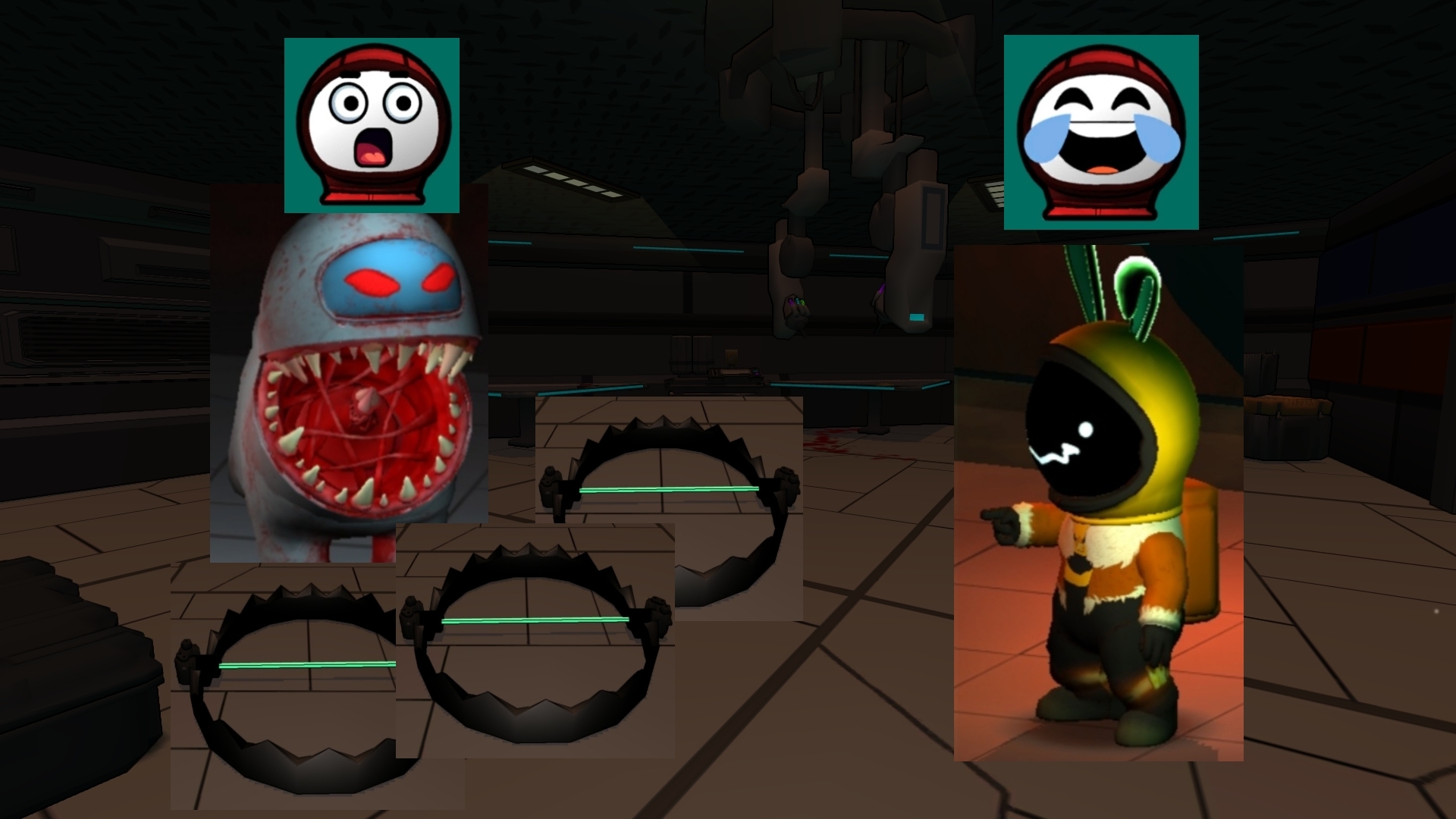 [💧]-FUNNY MOMENTS IN THE IMPOSTOR 3D! 😂😂😂 | IMPOSTOR 3D ONLINE HORROR