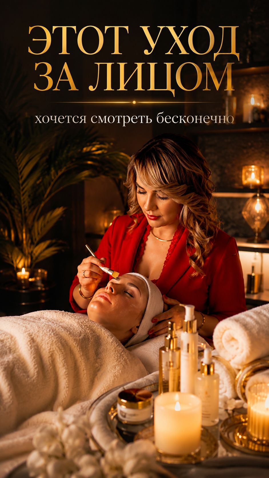 Этот уход за лицом хочется смотреть бесконечно