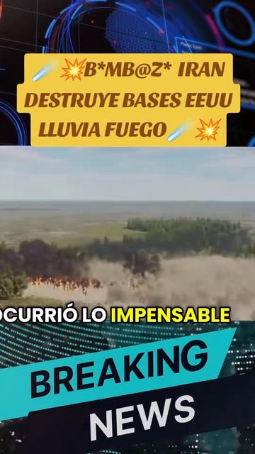 Irán Desata Una Apocalíptica Lluvia De Misiles De Racimo Sobre Las Bases De EE.UU. En Medio Oriente,