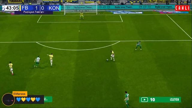 FENERBAHÇE KONYASPOR MAÇI CANLI İZLE | 23. HAFTA