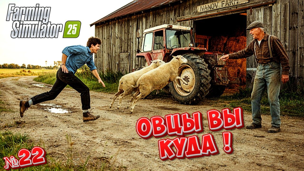 ВЕЗУ ОВЕЧЬЮ ШЕРСТЬ В ПРЕДПРИЯТИЕ ( Farming Simulator 25 )