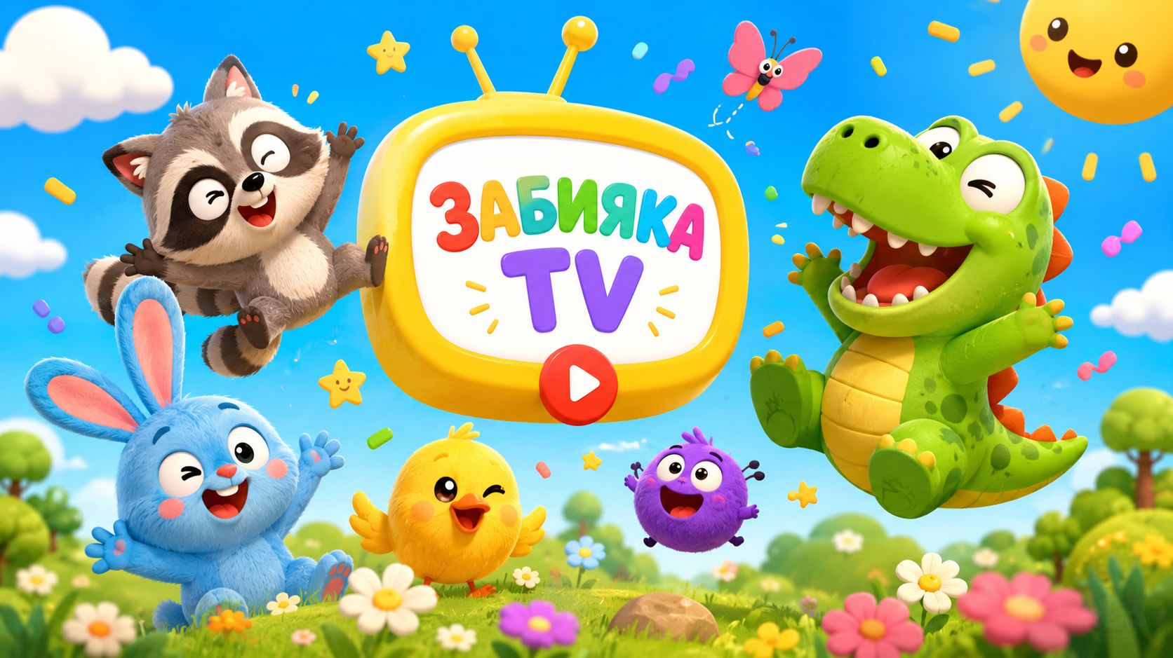 ЗАБИЯКА TV 😜 Сборник самых смешных серий для детей — приключения, игры и веселье!