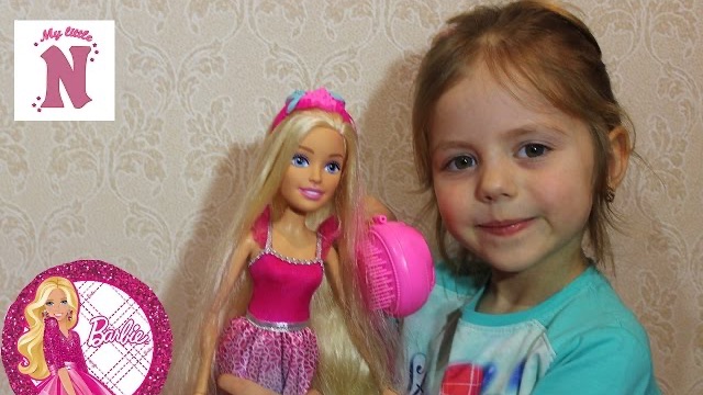 Barbie Большая кукла Барби с аксессуарами Детская косметика BARBIE Игрушки для девочек