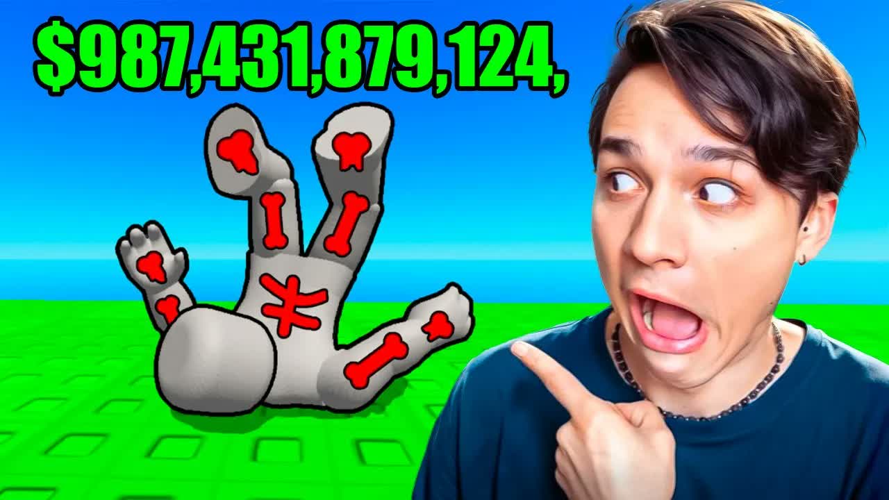 ПОЛОМАЛ 987,431,879,124 КОСТИ В РОБЛОКС😭