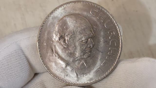 1 крона 1965 года. Великобритания. Уинстон Черчилль
