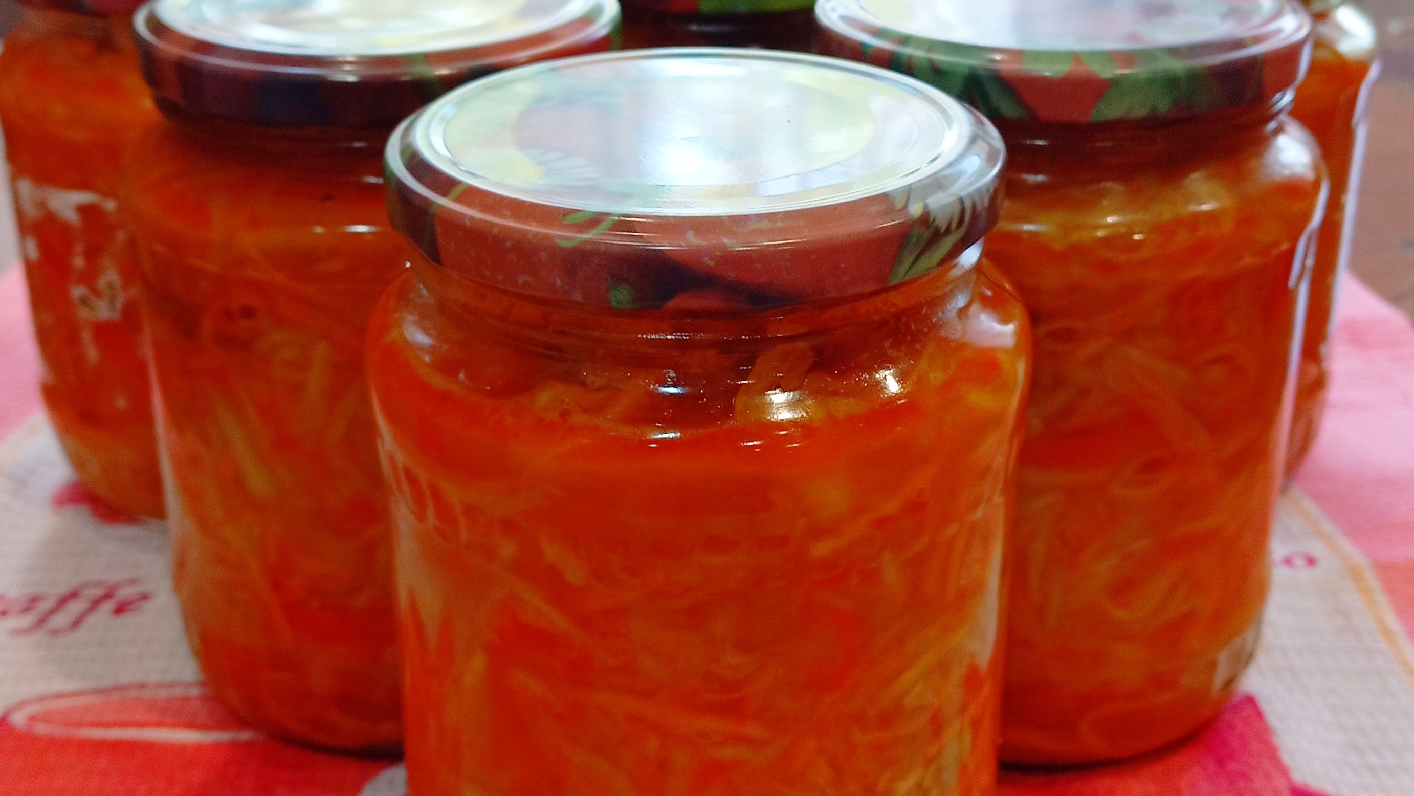 Салат из кабачков и моркови по корейски на зиму.