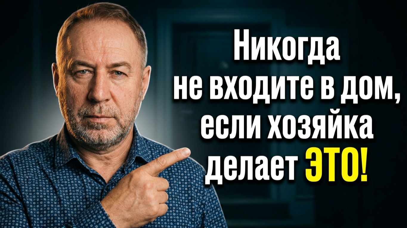 Потеряете здоровье и красоту! Никогда не входите в дом, если хозяйка делает ЭТО