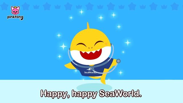 Pinkfong Baby Shark X SeaWorld | Счастливый SeaWorld | Сотрудничество | Детская песня Pinkfong