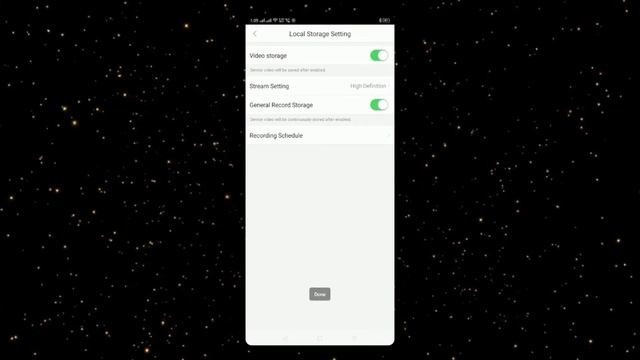 IMOU Camera Recording On Memory Card Setting