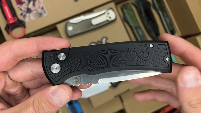 Нож реплика Chaves Knives / Pro-Tech Redencion 229 Auto FDE Battleworn - обзор!