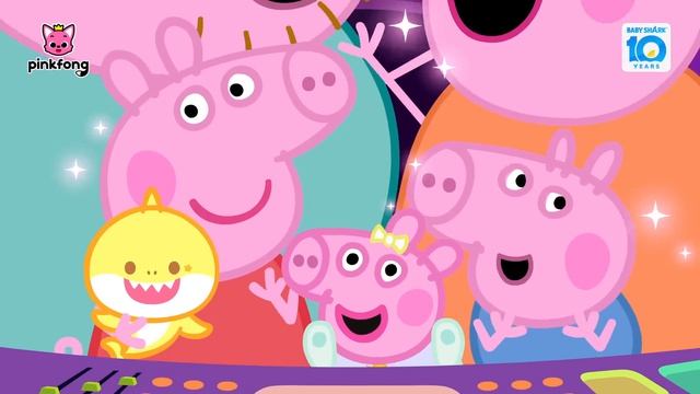 @BabyShark X @PeppaPigOfficial Танцевальный ремикс – Танец Малыша Акулы (Официальное видео)