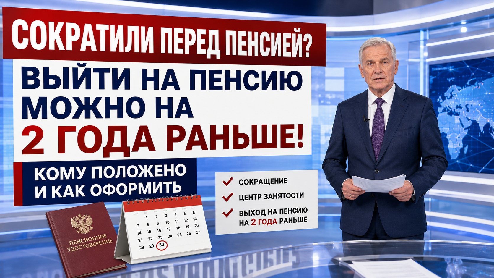 Сократили перед пенсией: кто может выйти на пенсию на 2 года раньше