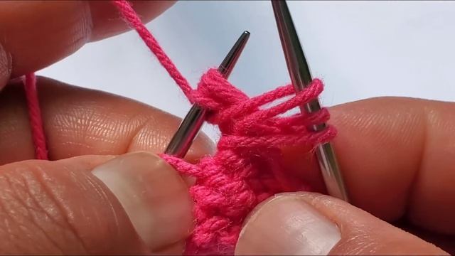 HERMOSO PUNTO TEJIDO A DOS AGUJAS O Palitos | TEJIDO ROSSY ?