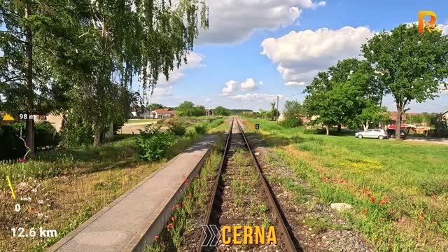 🚄 4К SmartTV ➤ 🌄 Жупанья — Винковци — Осиек, железные дороги L208 и L209, Хорватия! 🌄