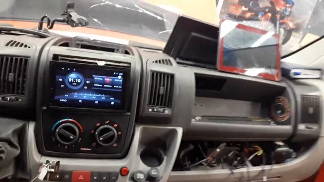 Установка автозвука на Фиат Дукато в Авто Ателье АврорА